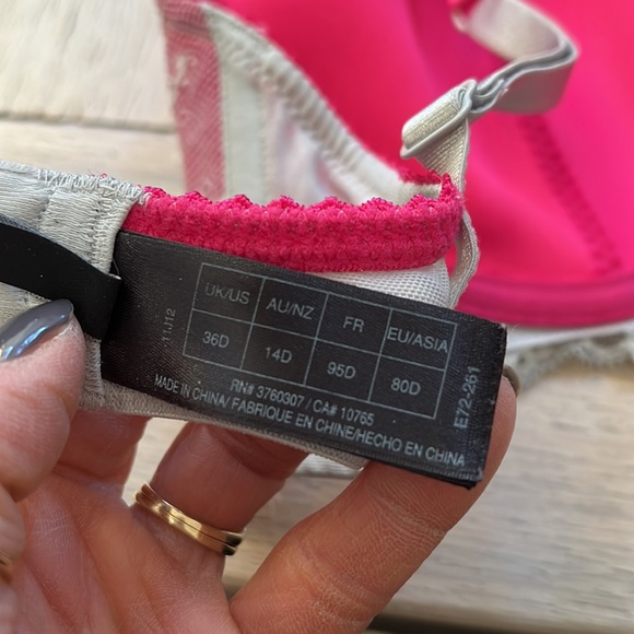 New Elle Macpherson Intimates DENTELLE contour underwire bra.36D style:E72-261 - Picture 4 of 4